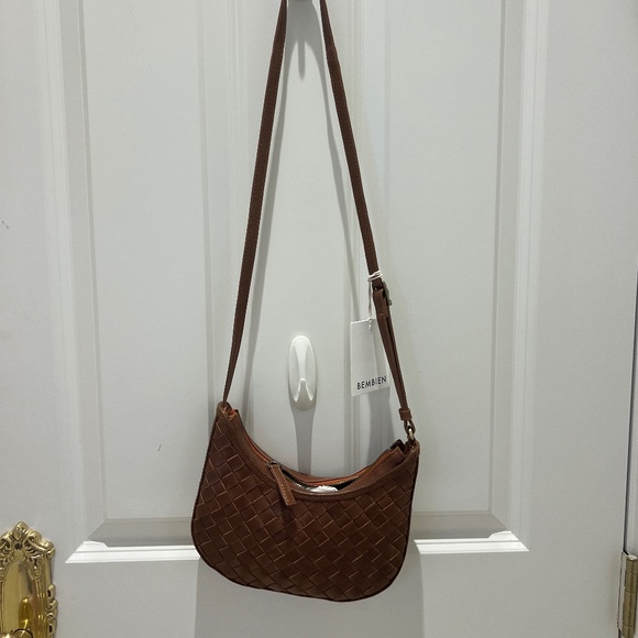 Bembien Mini Sling Bag - Carré Weave in Sienna (NWT) - Picture 2 of 6